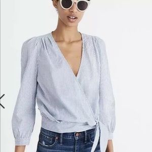 Madewell wrap top